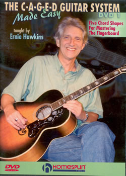 CAGED or C-A-G-E-D learn guitar system